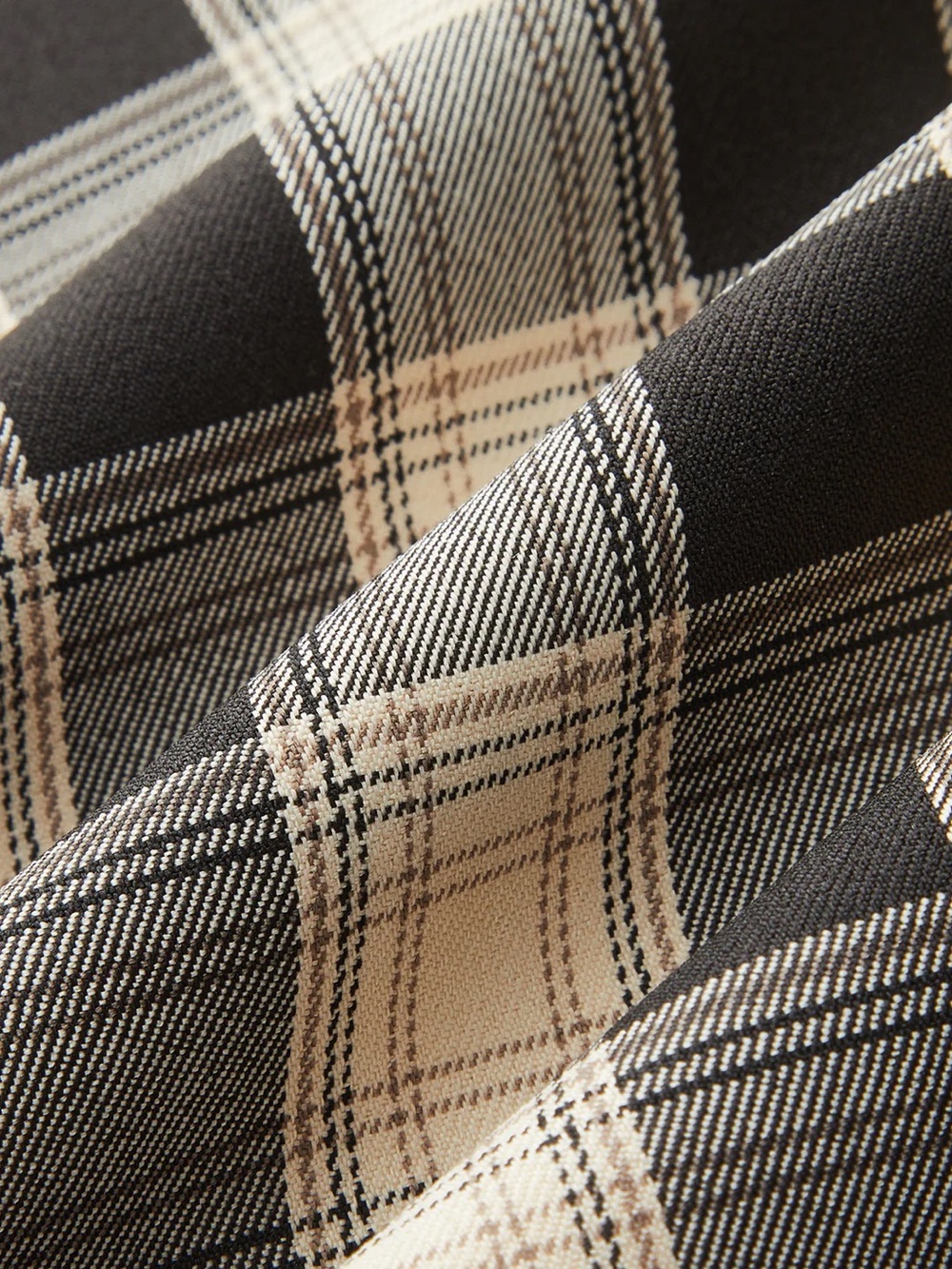 Commense Plaid One-Shoulder Midi Dress - Picture 4 of 4
